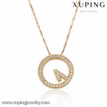 32325-Xuping Women Gold Alloy jewelry colgante reloj colgantes